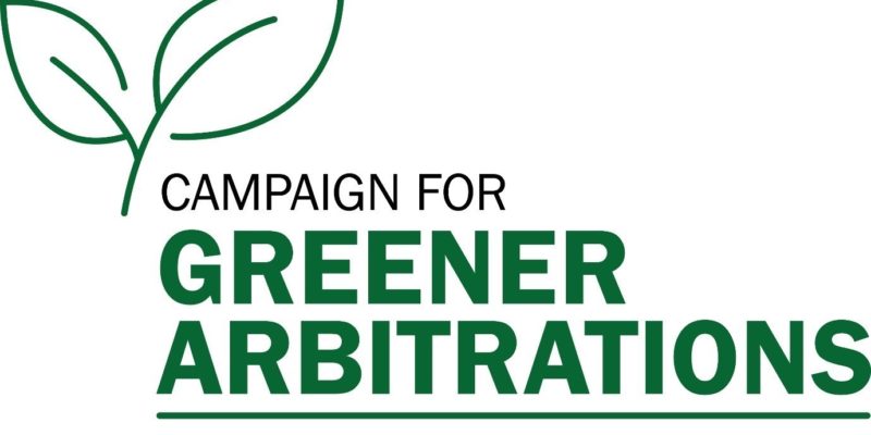 The Green Pledge No Talk More Action Kluwer Arbitration Blog