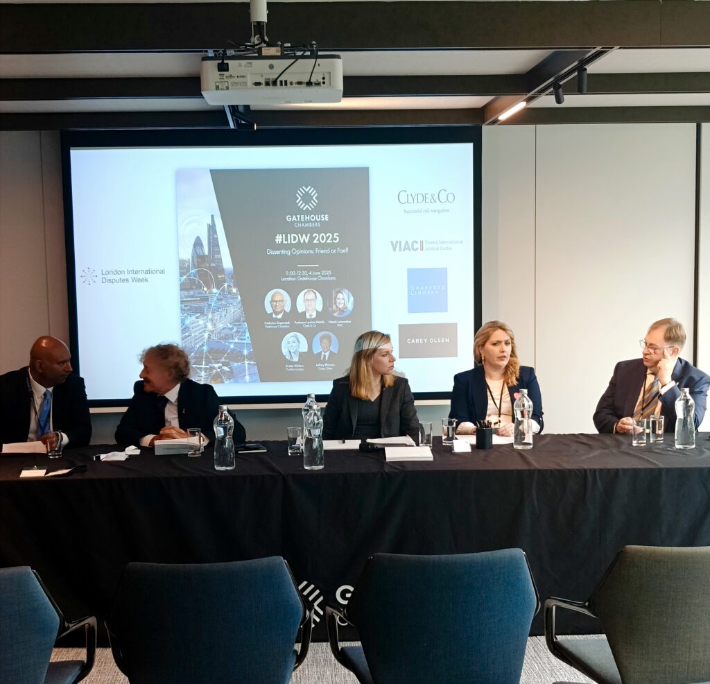 2025 LIDW: The Role of Dissent in Arbitral Proceedings: Disruption or Dialogue