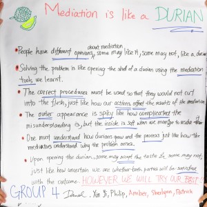 Mediation is like a Durian